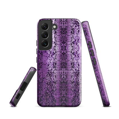 Purple Snake Skin Tough Case for Samsung