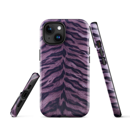 Purple Tiger Print Tough Case for iPhone®