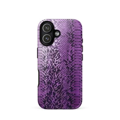 Purple Snake Skin Tough Case for iPhone®