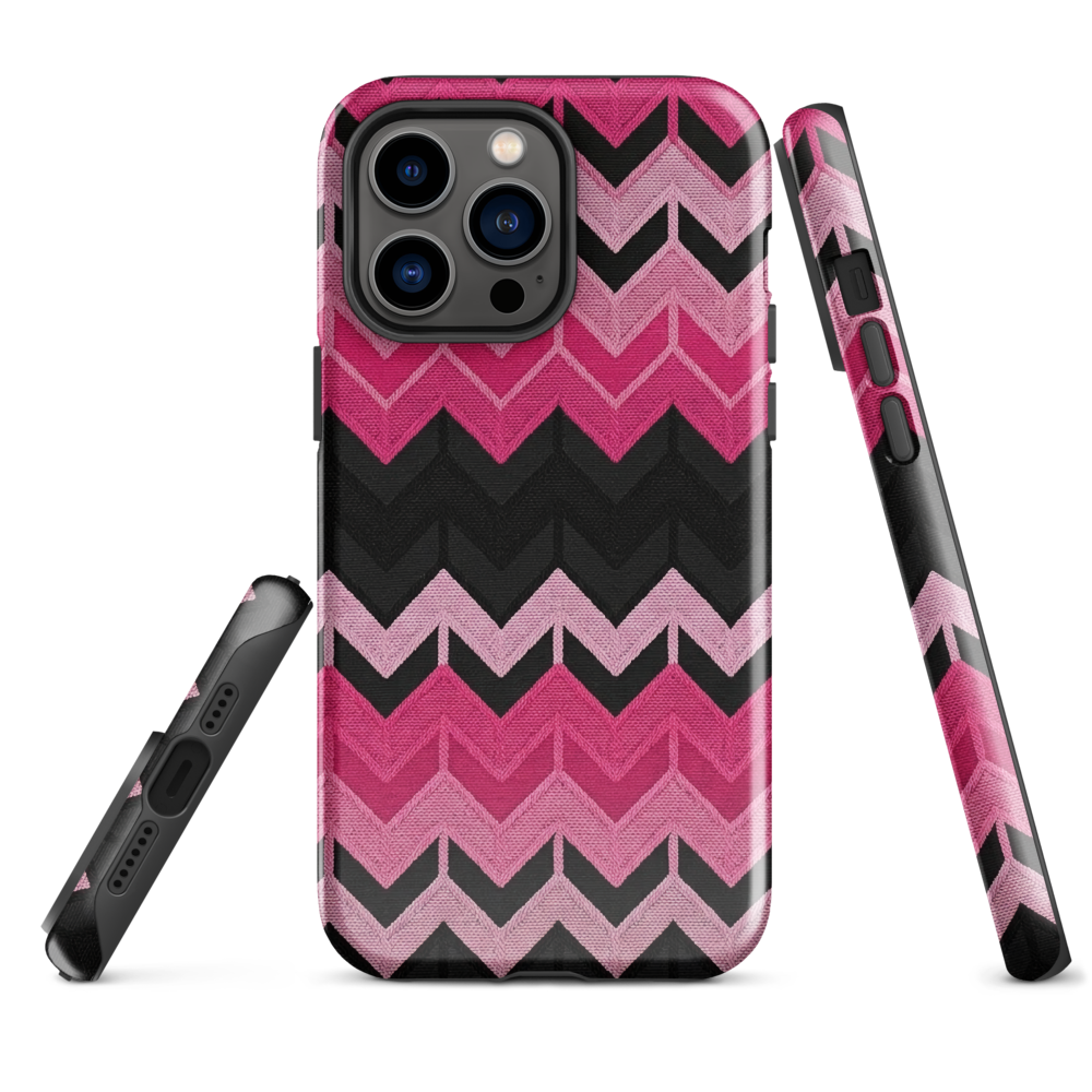 Pink Chevron Tough Case for iPhone®