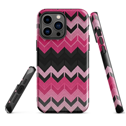 Pink Chevron Tough Case for iPhone®