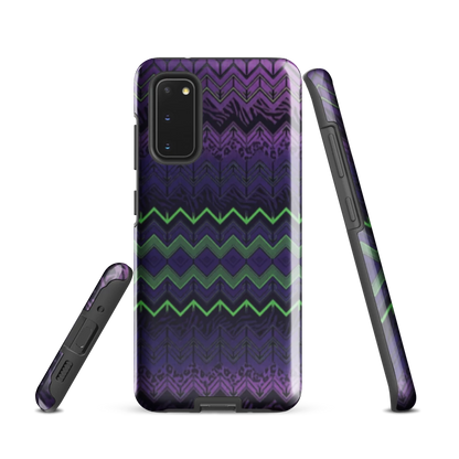 Halloween Chevron Purple & Green Edition Tough Case for Samsung
