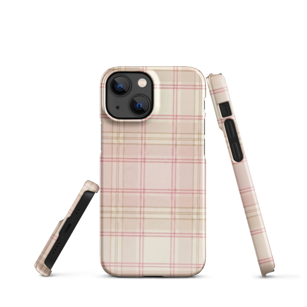 Yellow and Cream Coquette Snap Case for iPhone