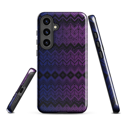 Purple & Blue Chevron Classic Tough Case for Samsung