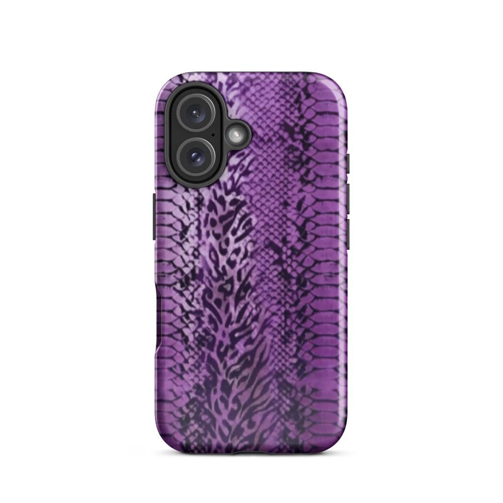 Purple Snake Skin Tough Case for iPhone®