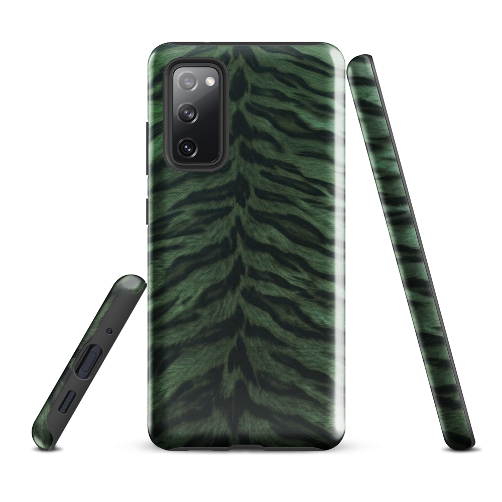 Green Tiger Print Tough Case for Samsung