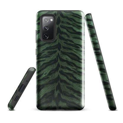 Green Tiger Print Tough Case for Samsung