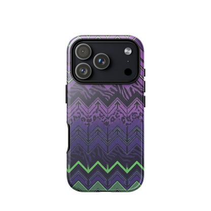 Halloween Edition Chevron Zebra & Leopard Print Tough Case for iPhone®