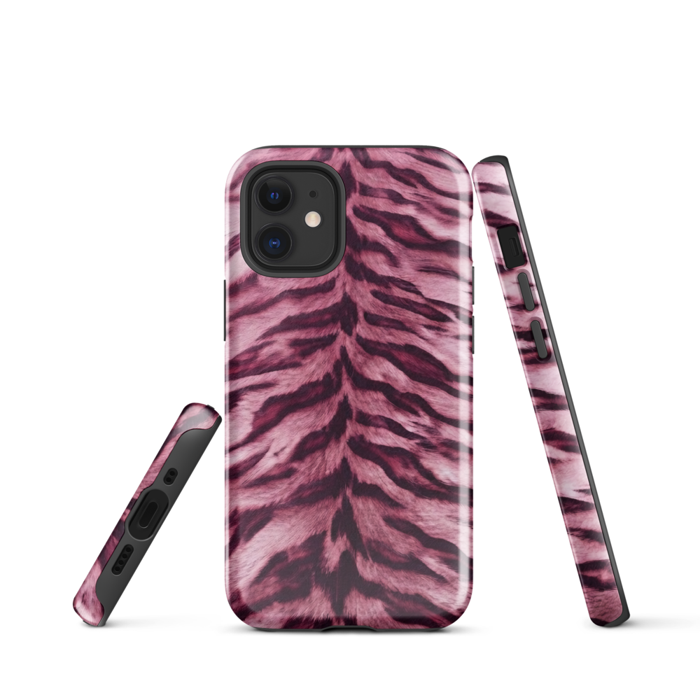 Pink Tiger Print Tough Case for iPhone®