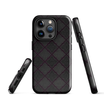 Black and Purple Whimsy Mall Goth Tough Case for iPhone®