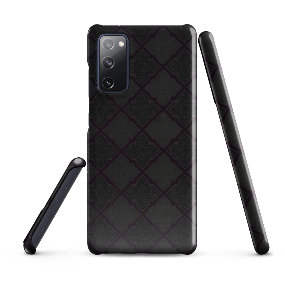 Black and Purple Whimsy Mall Goth Snap Case for Samsung