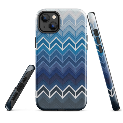 Blue Chevron Classic Tough Case for iPhone®