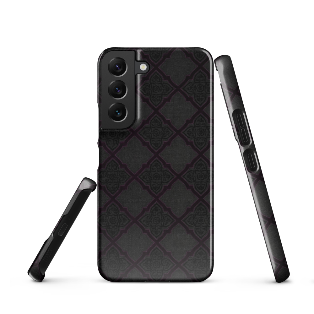 Black and Purple Whimsy Mall Goth Snap Case for Samsung