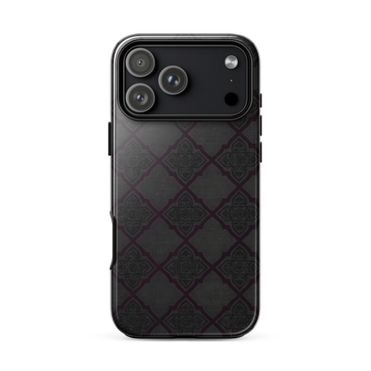 Black and Purple Whimsy Mall Goth Tough Case for iPhone®