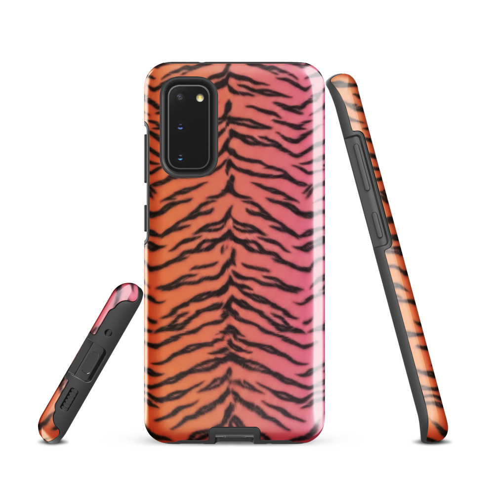 Sunset Tiger Print Tough Case for Samsung