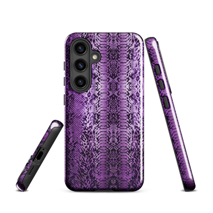 Purple Snake Skin Tough Case for Samsung