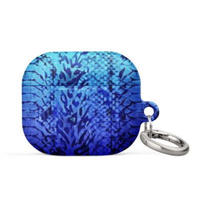 Blue Snake & Leopard Print Case for AirPods®
