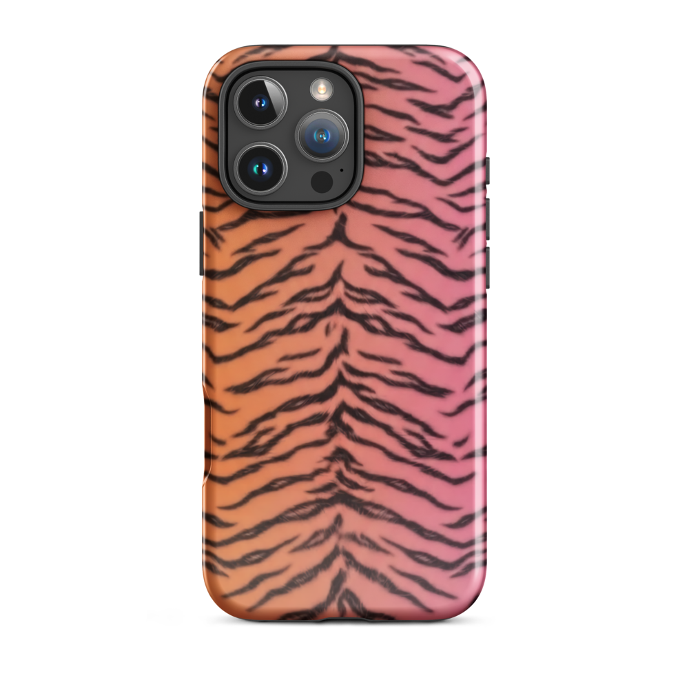 Sunset Tiger Print Tough Case for iPhone®