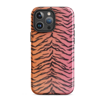 Sunset Tiger Print Tough Case for iPhone®