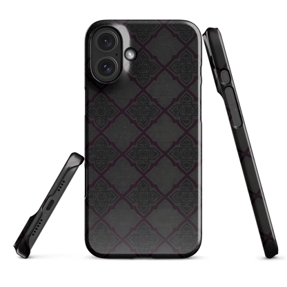 Black and Purple Whimsy Mall Goth Snap Case for iPhone