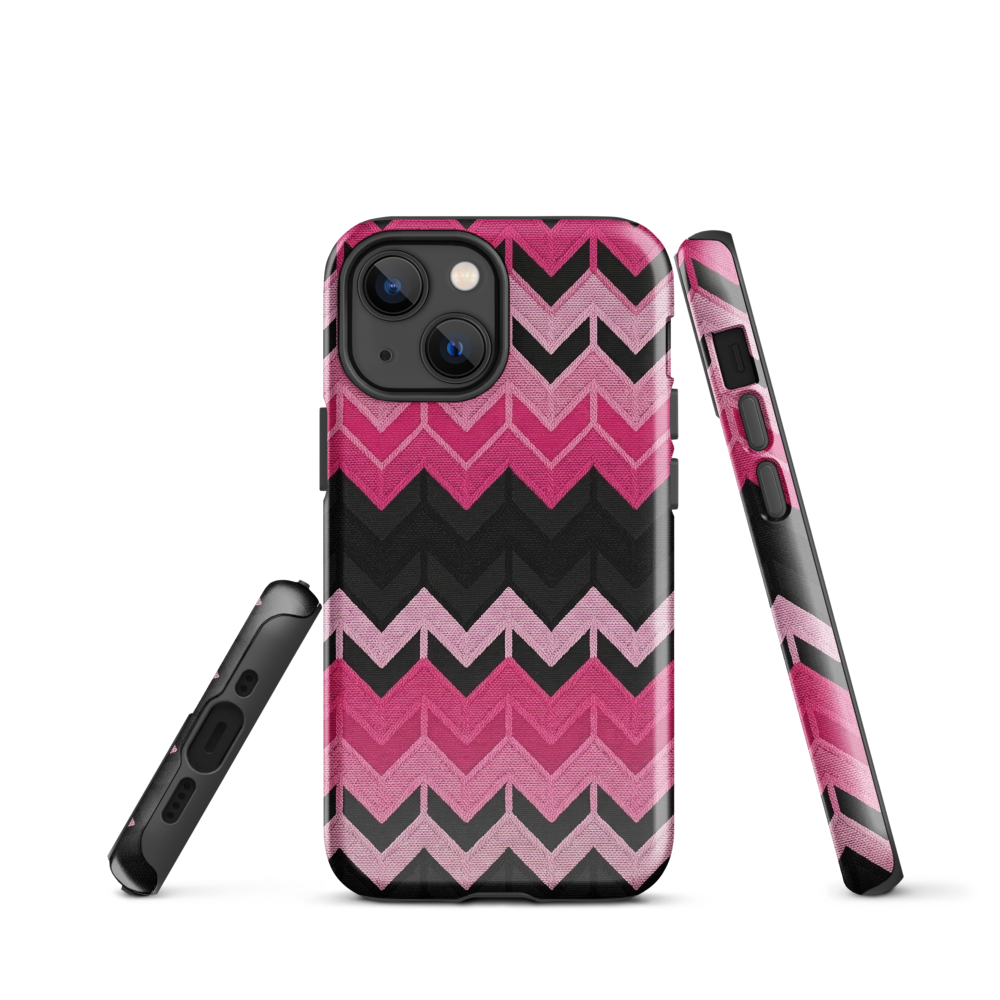 Pink Chevron Tough Case for iPhone®