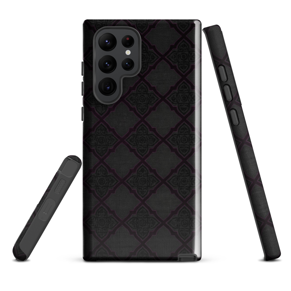 Black and Purple Whimsy Mall Goth Tough Case for Samsung