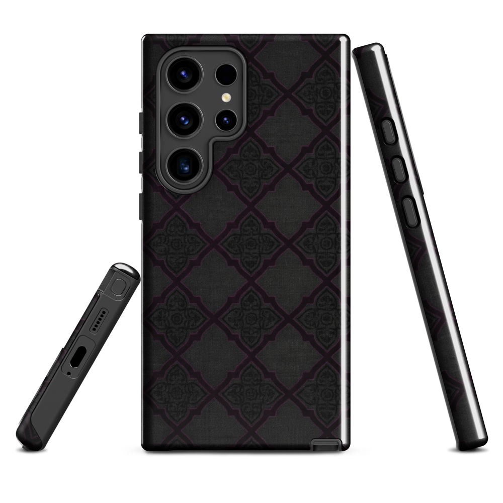 Black and Purple Whimsy Mall Goth Tough Case for Samsung