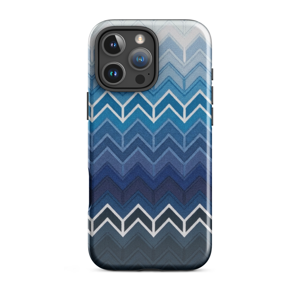 Blue Chevron Classic Tough Case for iPhone®