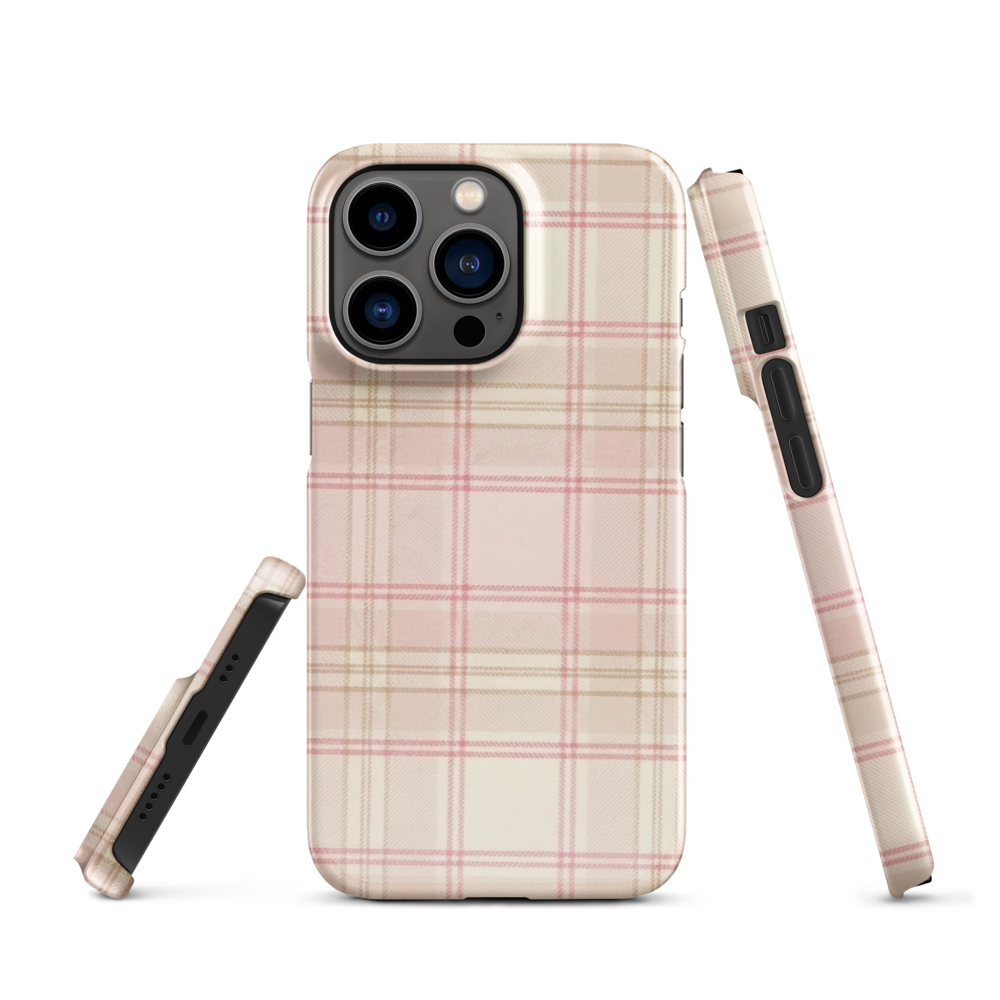 Yellow and Cream Coquette Snap Case for iPhone