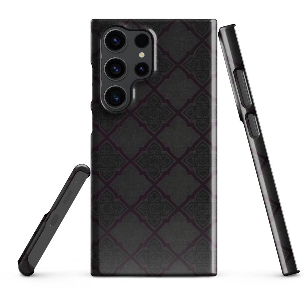 Black and Purple Whimsy Mall Goth Snap Case for Samsung