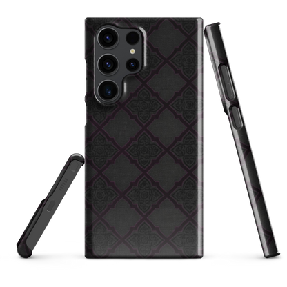 Black and Purple Whimsy Mall Goth Snap Case for Samsung