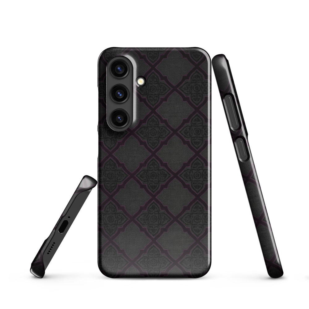 Black and Purple Whimsy Mall Goth Snap Case for Samsung