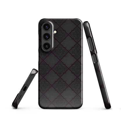 Black and Purple Whimsy Mall Goth Snap Case for Samsung