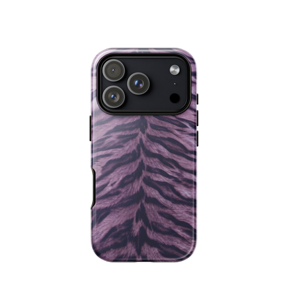 Purple Tiger Print Tough Case for iPhone®