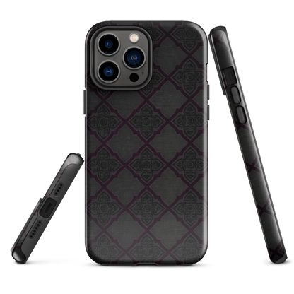 Black and Purple Whimsy Mall Goth Tough Case for iPhone®