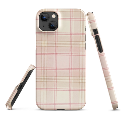 Yellow and Cream Coquette Snap Case for iPhone