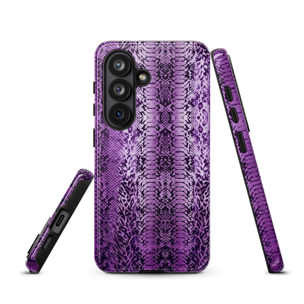 Purple Snake Skin Tough Case for Samsung