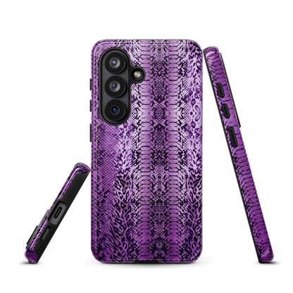 Purple Snake Skin Tough Case for Samsung