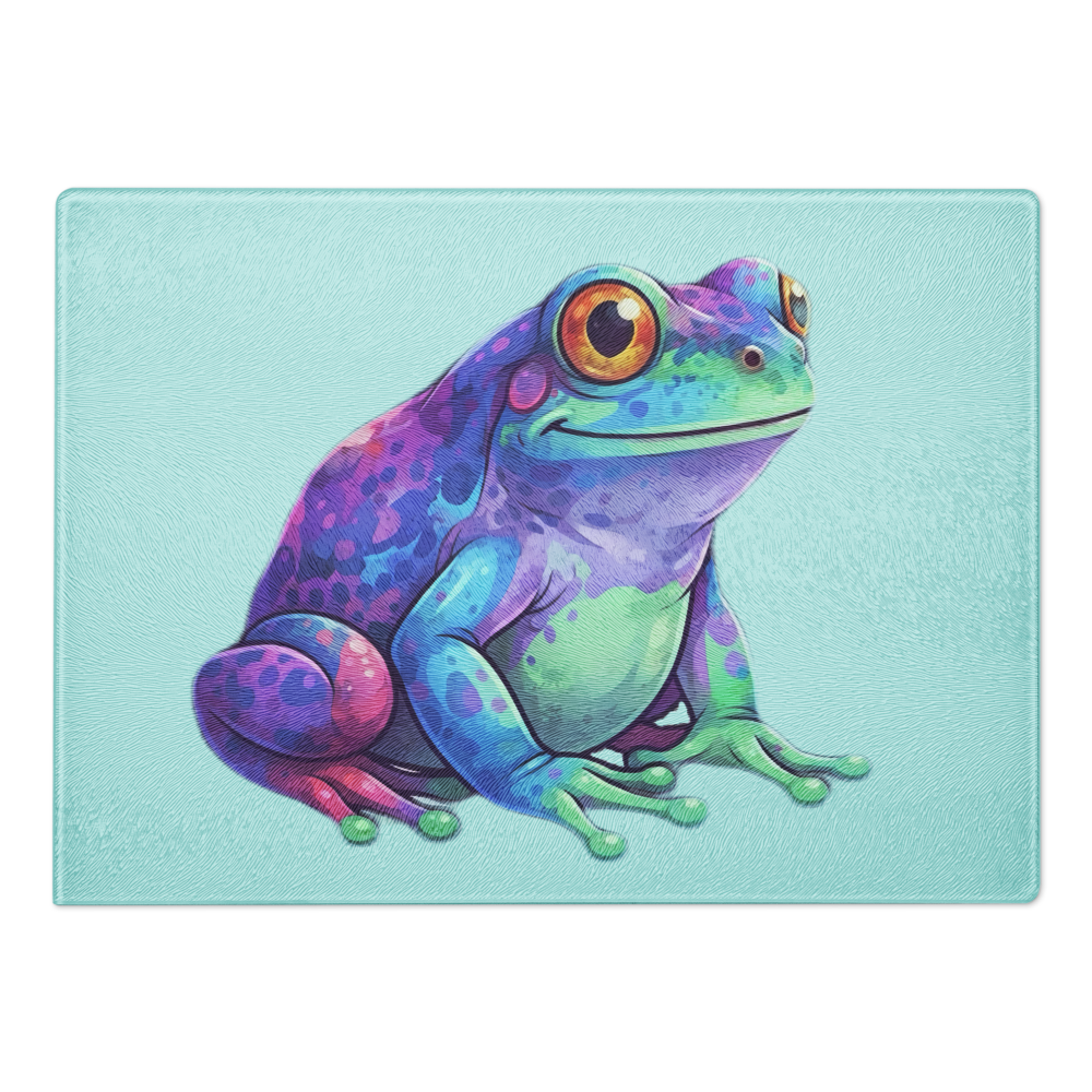 Frog Glass Cutting Board