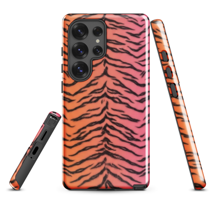 Sunset Tiger Print Tough Case for Samsung