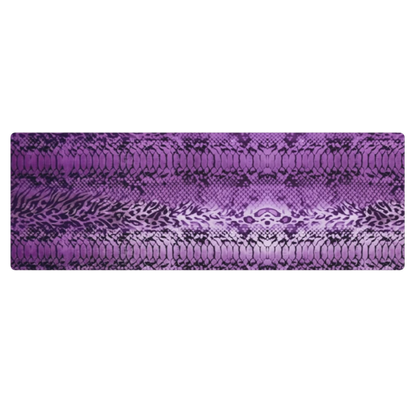 Purple Snake Skin Yoga Pilates Mat