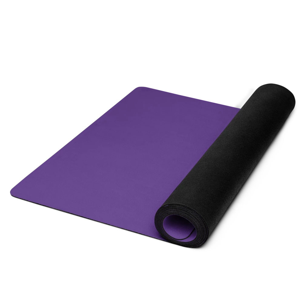 Energy Flows Where Intention Goes Purple Pilates Yoga Mat