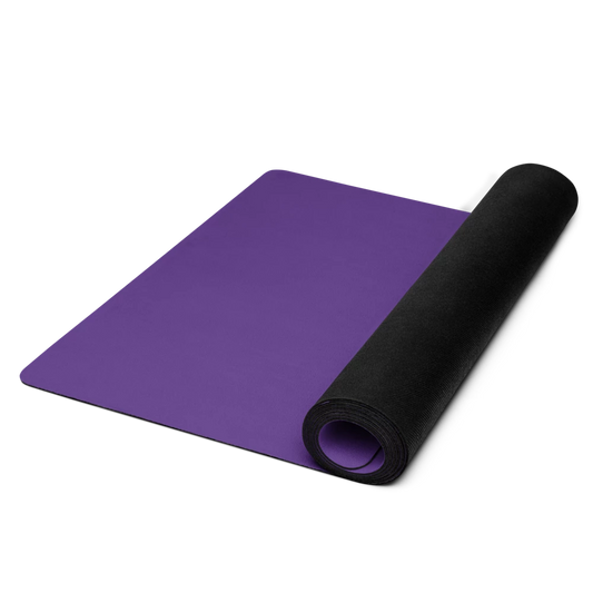Energy Flows Where Intention Goes Purple Pilates Yoga Mat