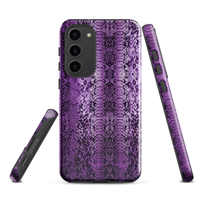 Purple Snake Skin Tough Case for Samsung