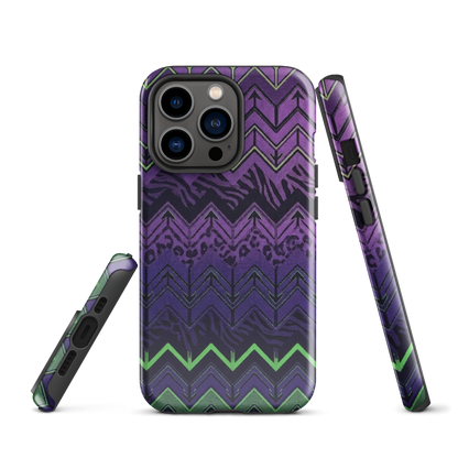 Halloween Edition Chevron Zebra & Leopard Print Tough Case for iPhone®