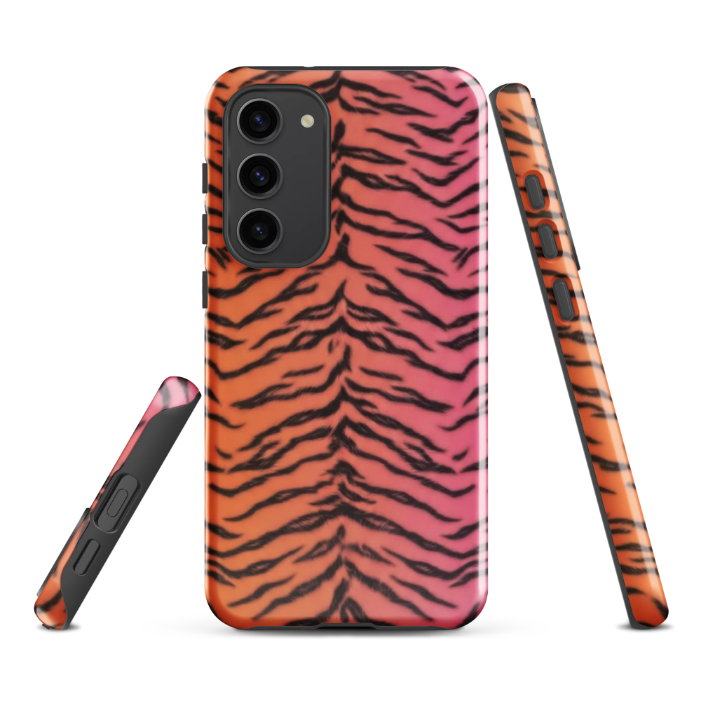Sunset Tiger Print Tough Case for Samsung