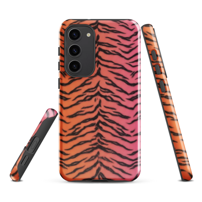 Sunset Tiger Print Tough Case for Samsung