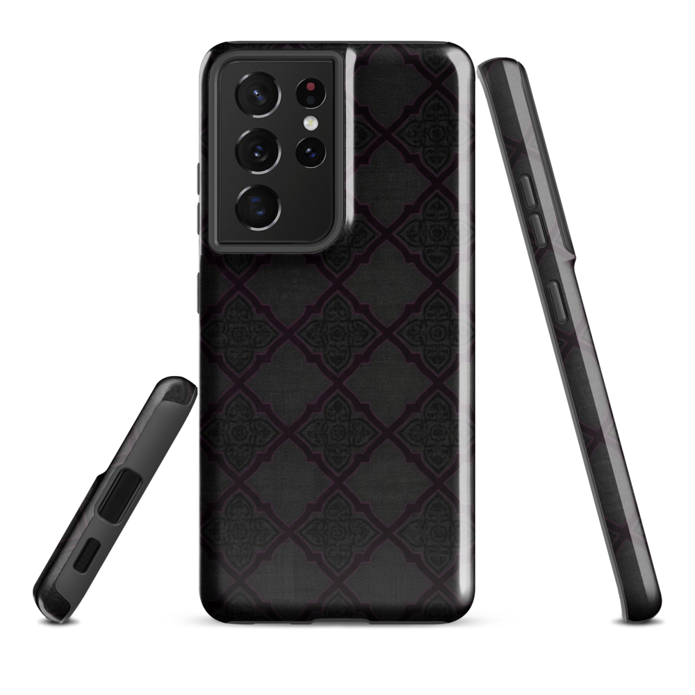 Black and Purple Whimsy Mall Goth Tough Case for Samsung
