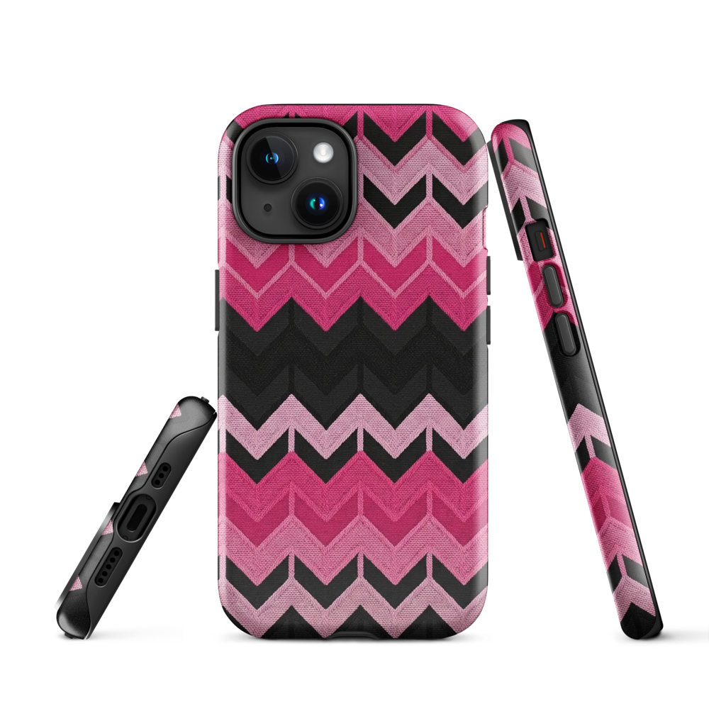 Pink Chevron Tough Case for iPhone®