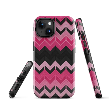 Pink Chevron Tough Case for iPhone®